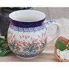 Blue Rose Polish Pottery Ceramika Artystyczna Bubble Mug - 3 of 3
