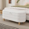 NicBex Storage Ottoman Bench for Bedroom,Elegant Storage Bench with Wood Legs,Ottoman for Living Room, Bedroom,Entryway - 2 of 4