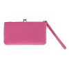 CTM Women's Fashion Kiss Lock Wristlet Vegan Leather Wallet - 4 of 4