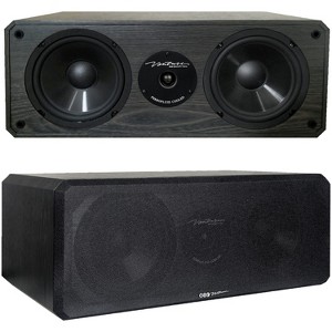 BIC America Venturi® DV62CLR-S 175-Watt 3-Driver 2-Way Center Channel Speaker in Black - 1 of 4