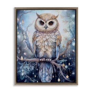 Stupell Industries Owl on Twinkling Branch, 17" x 21" - 1 of 4