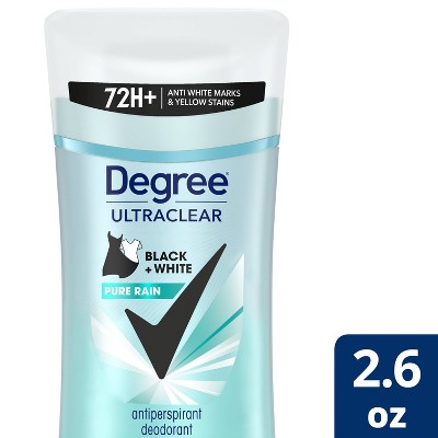 Degree Ultraclear Black + White Pure Rain 72-Hour Antiperspirant & Deodorant - 2.6oz