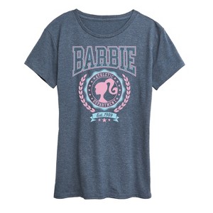 Women's - Barbie - Barbie Varsity Ath Dept- Women'S Short Sleeve Graphic T-Shirt Short Sleeve Graphic T-Shirt - 1 of 4