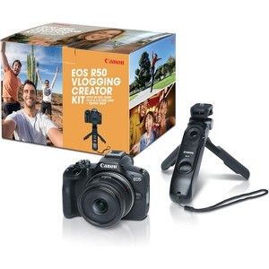 Canon EOS R50 Vlogging Creator Kit, Hybrid Mirrorless Camera with
