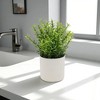 Unique Bargains Artificial Plants Plastic Green 3.15"x3.15"x8.27" 1 Pc - 2 of 4
