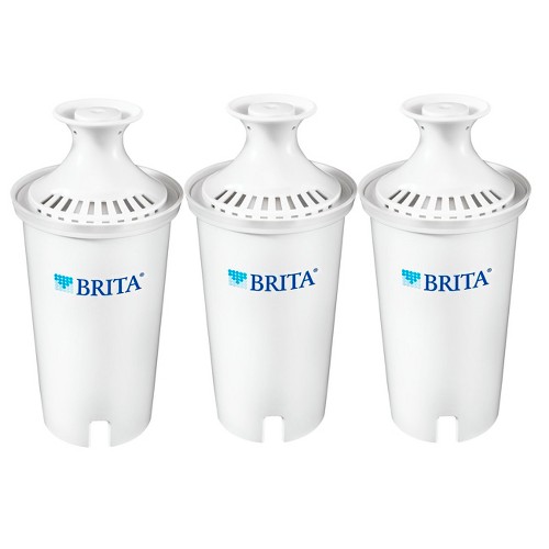 Brita Standard BPA Free Replacement Water Filters for Pitchers and Dispensers - 3ct