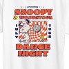 Women's - Peanuts - Snoopy and Woodstock Retro Disco Dance Night Short Sleeve Graphic T-Shirt - 2 of 4