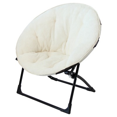 faux fur saucer chair target