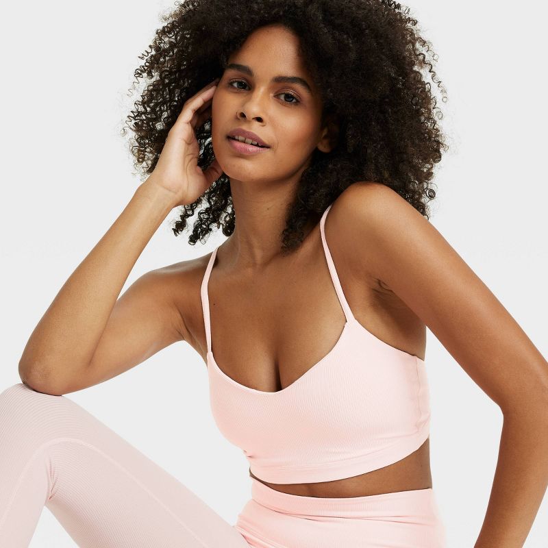 Women's Light Support Rib Triangle Bra - All In Motion™, 6 of 10