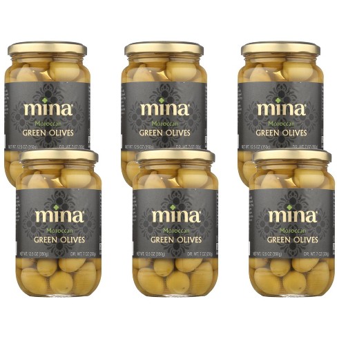 Mina Moroccan Green Olives - Case of 6/12.5 oz - image 1 of 4