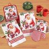Collections Etc 4 Piece Santa Kitchen Christmas Accessory Towel Set - 2 of 2