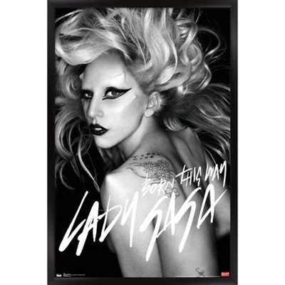 Trends International Lady Gaga - Born This Way Framed Wall Poster Prints