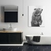 Stupell Industries Bear Bathroom Splash Canvas Wall Art - 2 of 4