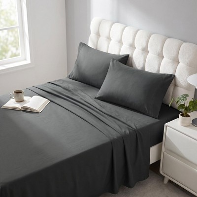NTBAY 3 Pieces Brushed Microfiber Flat Sheet Set, Soft Breathable Bedding Set with Envelope Pillow Cases — фото 6
