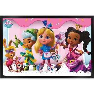 Trends International Disney Alice's Wonderland Bakery - Group Framed Wall Poster Prints - 1 of 4