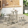 WestinTrends Malibu All Weather Hdpe Outdoor Patio Counter Height Bistro Set (4-Piece) - 2 of 4