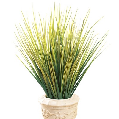 Collections Etc Decorative Grass Bushes - Set Of 3 Indoor or Outdoor Faux Plants