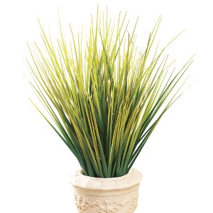 Collections Etc Decorative Grass Bushes - Set Of 3 Indoor or Outdoor Faux Plants - 1 of 4