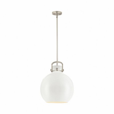 Newton Sphere - 1 Light Pendant In Industrial Style-19.63 Inches Tall and 14 Inches Wide