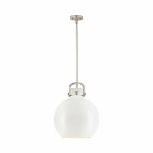 Newton Sphere - 1 Light Pendant In Industrial Style-19.63 Inches Tall and 14 Inches Wide - 1 of 1