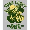 Men's Star Wars St. Patrick's Day Yoda Lucky One Long Sleeve Shirt - 2 of 4