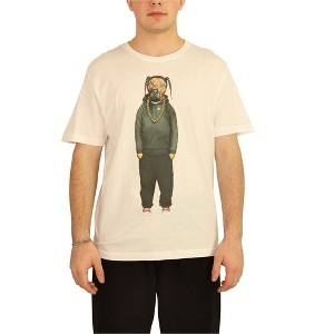 Elevenparis Mens Rap Dog Graphic T-Shirt - 1 of 4