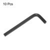 Unique Bargains Chrome Vanadium Steel L-Shape Repairing Tool Hex Key Wrenches Black 10 Pcs - 3 of 4
