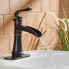 BWE Waterfall Single Hole Single-Handle Low-Arc Bathroom Faucet - 4 of 4