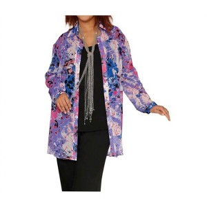 Women's Print Long Sleeve Tunic - Plus - On The Plus Side 1X - 1 of 3