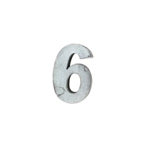 Slickblue Zinc House Numbers, Individual 0-9, Wall Numbers, Modern, Silver, 2.5"x2" Each - 1 of 3