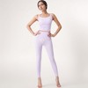 Anna-Kaci Active Women's Square Neck Cropped Sports Tank Top with Wide Shoulder Straps and Smooth Seamless Finish - 2 of 4