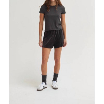 Women's Noa Velour Shorts - Asher