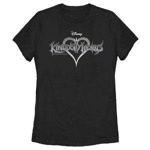 Women's Kingdom Hearts 1 Game Logo T-Shirt - 1 of 4