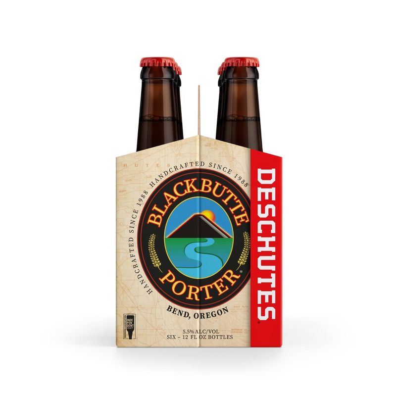 Deschutes Black Butte Porter Beer - 6pk/12 fl oz Bottles, 3 of 7