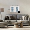 Stupell Industries Contrasting Linear Dashes 2pc Framed Print Under Glass Set - 3 of 4