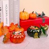 JDICTION Halloween Silicone Molds - 2Pcs Pumpkin Jar With Witch Lid for Resin Casting, DIY Crafts, Jewelry Making & Candy Storage - 2 of 4