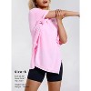 EXLURA Womens Summer Oversized T Shirts Casual Short Sleeve Loose Maternity Tops Crewneck Tunic Plus Gym Workout Top - 2 of 4