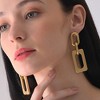 SOHI Women's Chainlink Drop Earrings - 3 of 3
