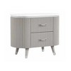 Royal Hampton Nightstand, 2 Drawers, Cultured Stone Top - 2 of 4