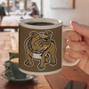 Bryant University Bulldogs Logo Ceramic Coffee Mug Novelty Gift Mugs for Coffee Tea and Hot Drinks 11oz White - 4 of 4