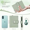 Generic RFID Blocking Passport Holder with Airtag - Leather Travel Passport Wallet - 3 of 4