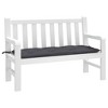vidaXL Bench Cushion, Outdoor Water Repellent Bench Cushion, Bench Pad for Patio Backyard Porch Garden Furniture - 3 of 4