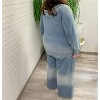 Women's Straight Leg Pants -plus - mododoc - 3 of 4