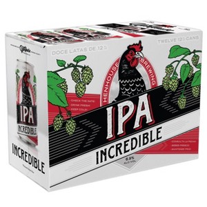 HenHouse Incredible IPA Beer - 12pk/12 fl oz Cans - 1 of 3
