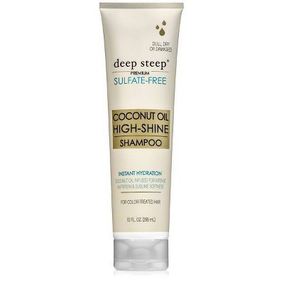 Deep Steep Coconut Oil High Shine Shampoo - 10 fl oz