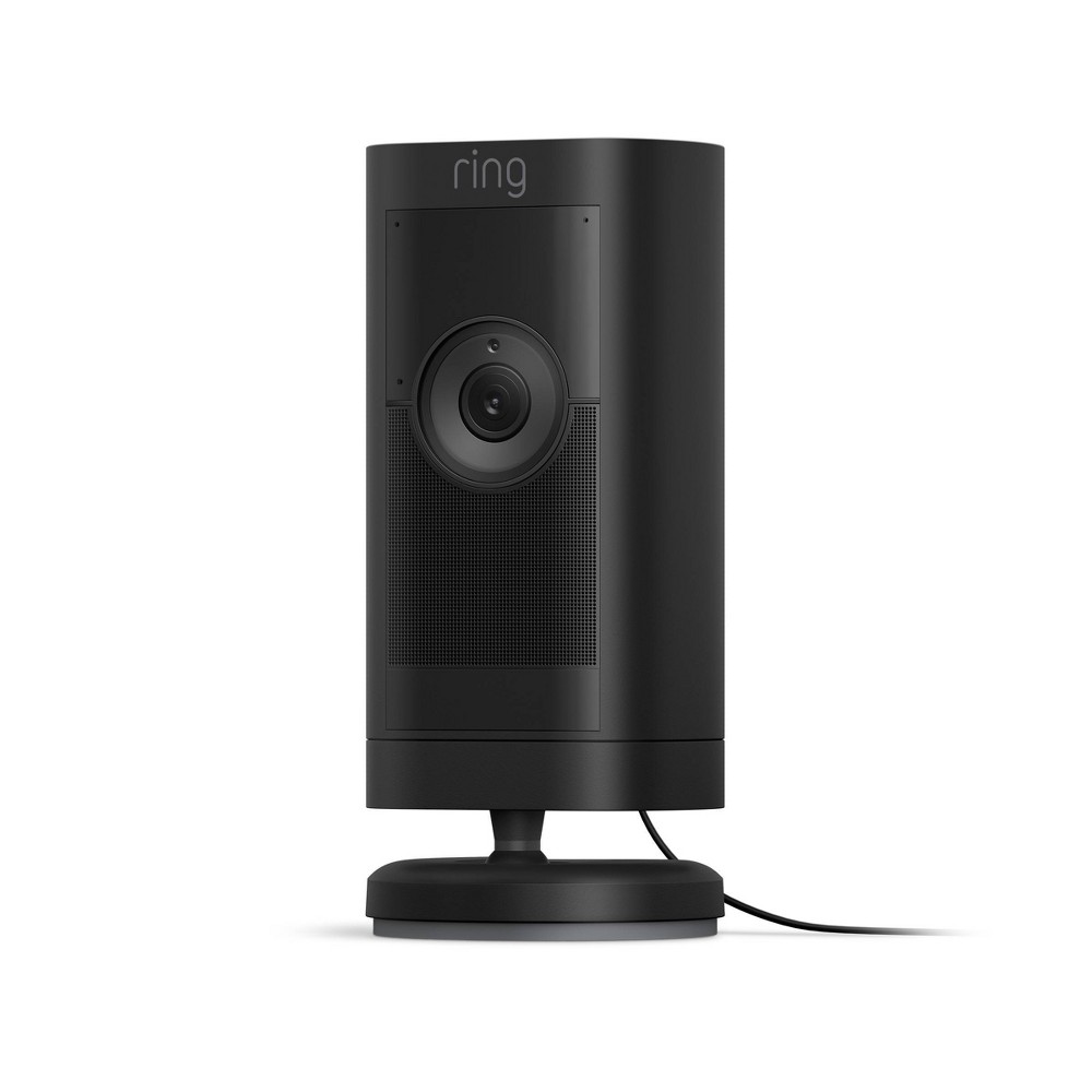 Photos - Surveillance Camera Ring Stick Up Cam Pro Plug In Indoor/Outdoor Security Camera with 3D Motio 