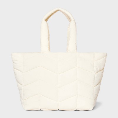 Image of Everywhere Tote Handbag - A New Day™ Off-White