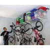 SafeRacks 18 x 48 Inch Garage Wall Shelf Two-Pack with Bike Tire Hooks, White - 3 of 3