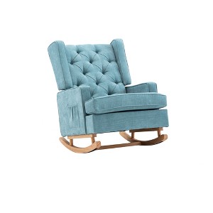 Dolonm COOLMORE living room Comfortable rocking chair accent chair - 1 of 4