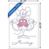 Trends International Disney Simple Moments Line Art - Mickey Mouse Framed Wall Poster Prints - 3 of 4